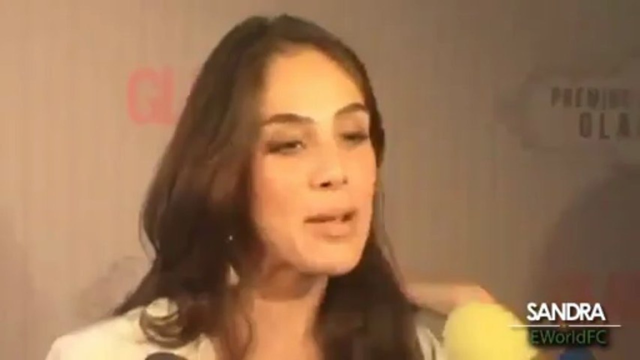 Sandra Echeverria revela como pasara el 14 de Feb. desde Premios Belleza Glamour 2013