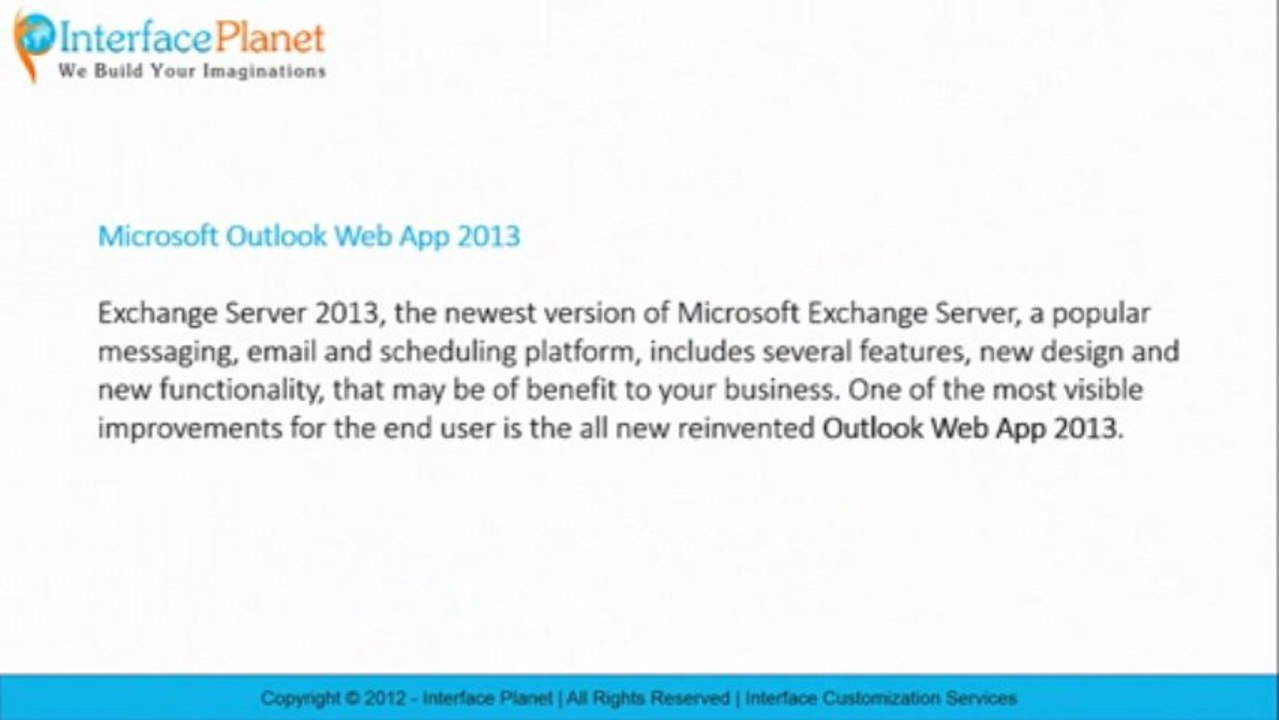 Customize Outlook Web App 2013
