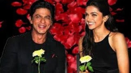 Shahrukh Khan showers Deepika Padukone with flowers in Chennai Express