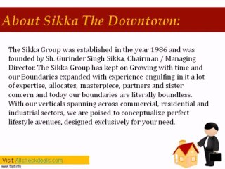 Sikka The Downtown Residential Apartment at Noida