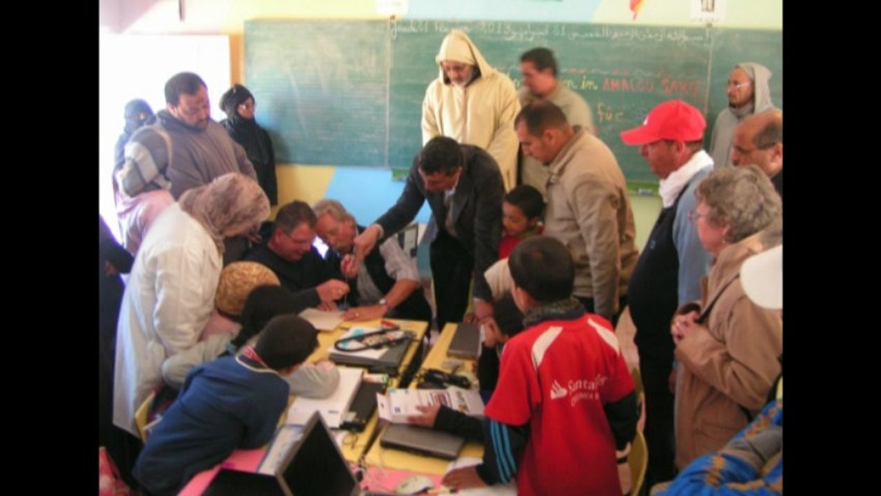 Besuch der Schule in Marokko 2013