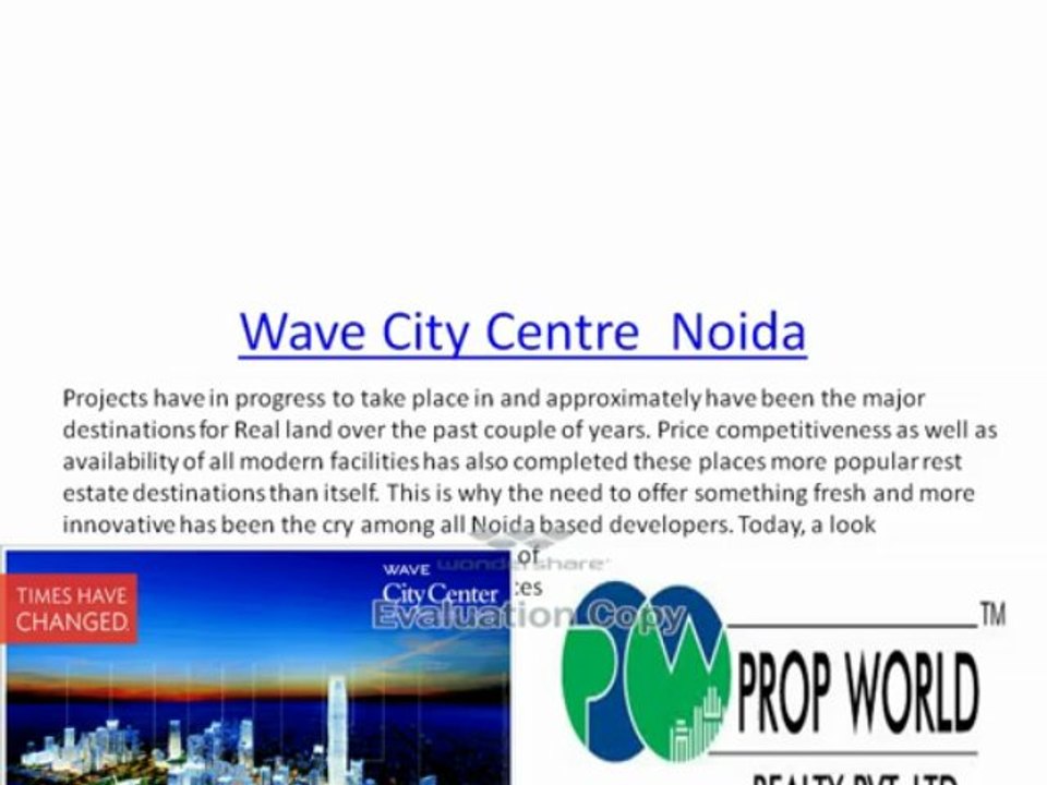 Wave City Centre Office Space 9910007460 Noida