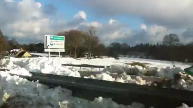 N13, Valognes Cherbourg : véhicules encore bloqués jeudi 14 mars 2013