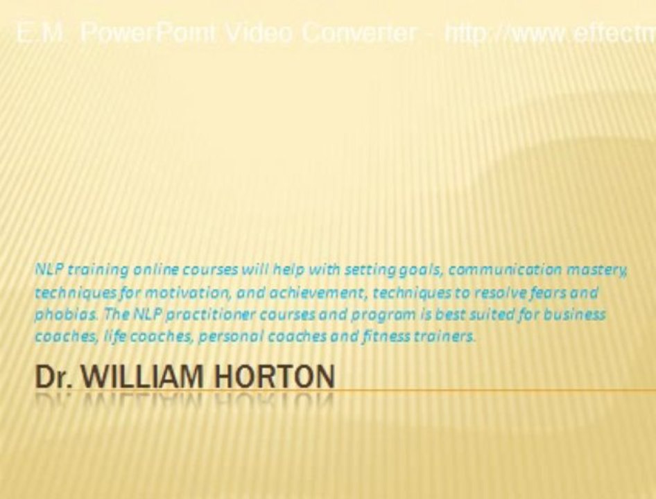 The usefulness of NLP Practitioner Certification Training Program