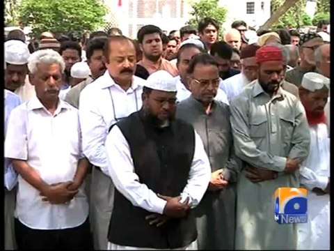 Geo Reports-Parveen Rehman Laid to Rest-14 Mar 2013