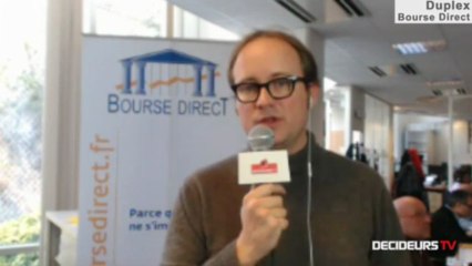 14/03/13 : Les Experts de Bourse Direct dans l'émission "Duplex Bourse" sur Décideurs TV