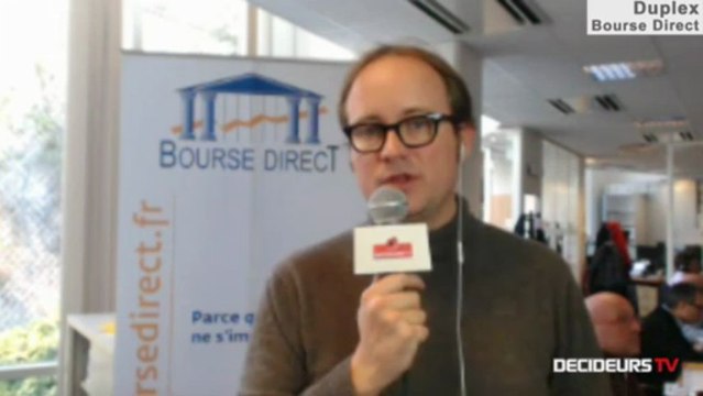 14/03/13 : Les Experts de Bourse Direct dans l'émission Duplex Bourse sur Décideurs TV