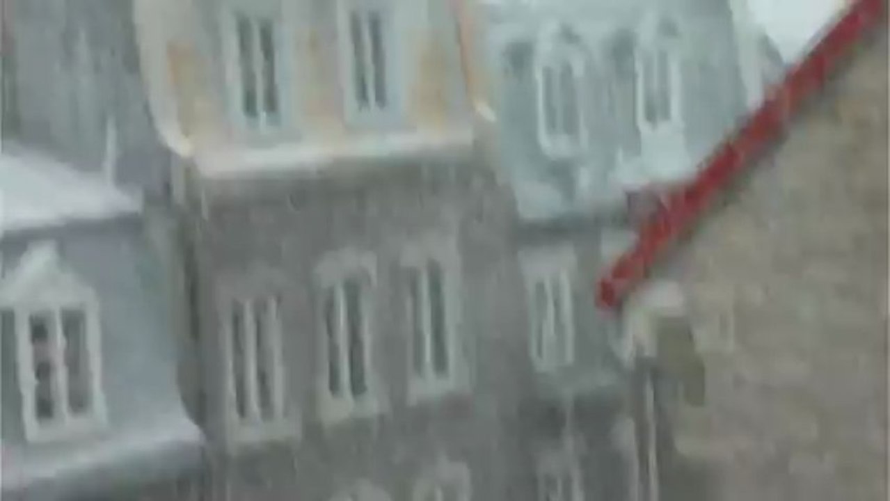 Neige sur Québec