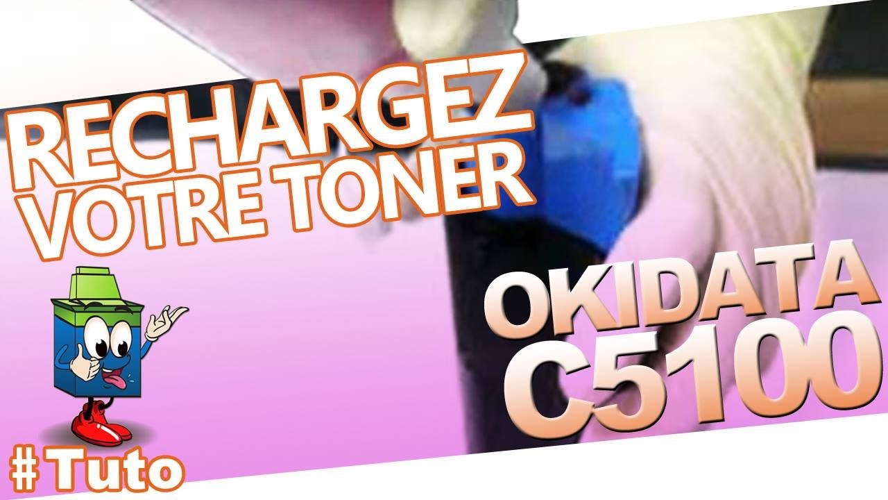 Méthode pour remplir une cartouche laser OKI-C5100