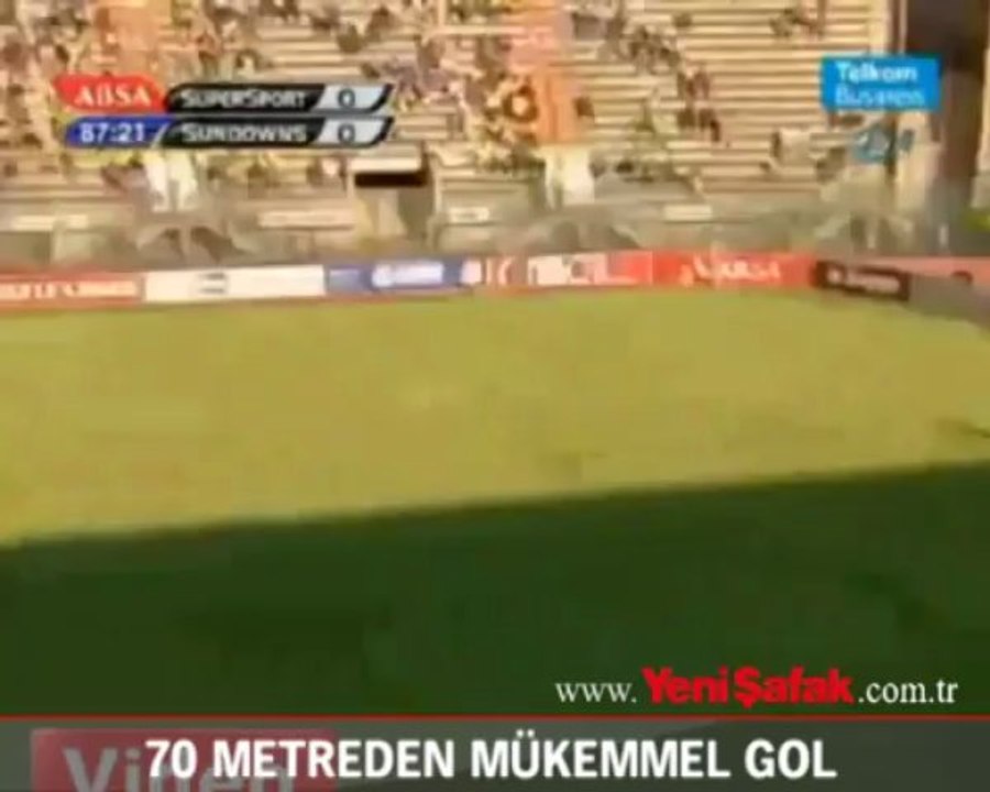 70 metreden mükemmel gol