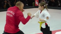 Georges St-Pierre spars with karate kids