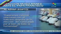 Reacción de musulmanes ante nuevo papa Francisco