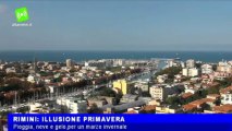 Illusione di primavera: pioggia, neve e gelo per un marzo invernale