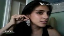 Sandra Echeverría 1ra Twitcam
