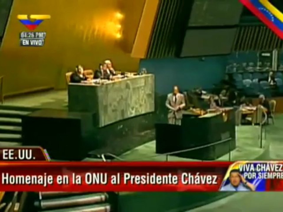 Comunicado UNASUR ante la ONU:Chávez permanecerá en la memoria de los pueblos