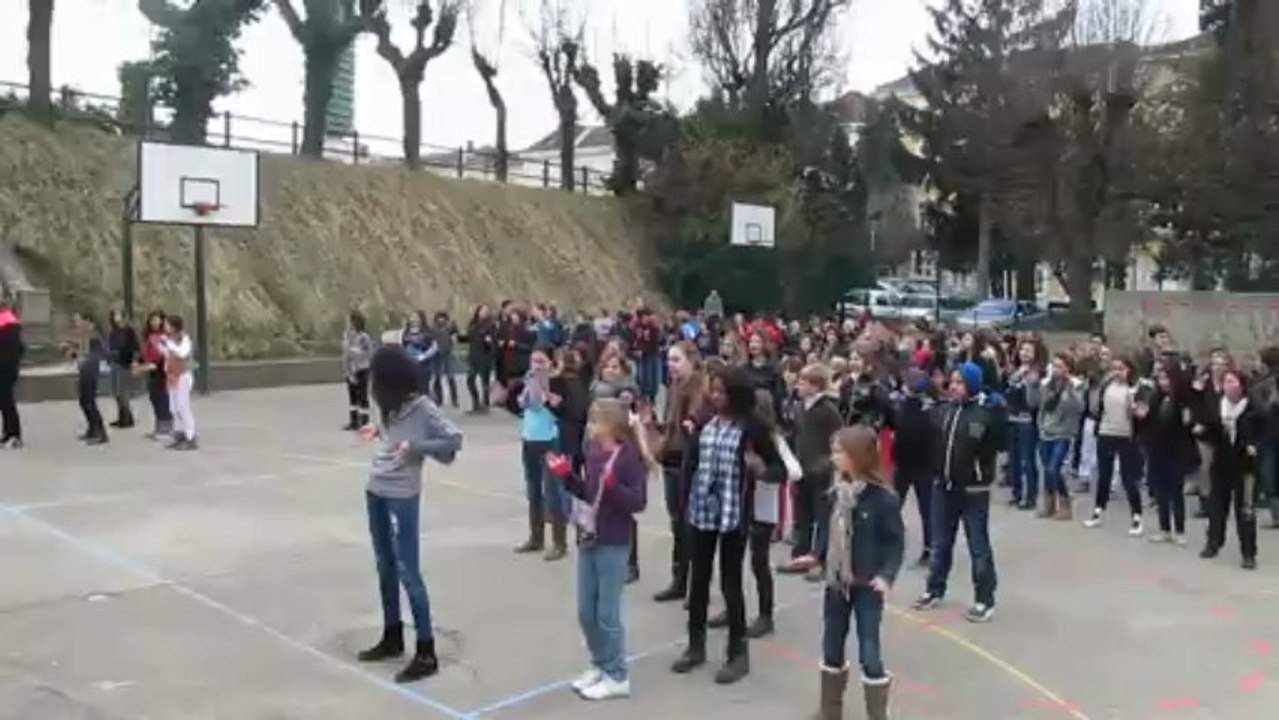 répétition 1 Flash Mob journée de la femme