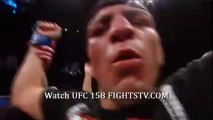 Nick Diaz vs Georges St-Pierre fight video