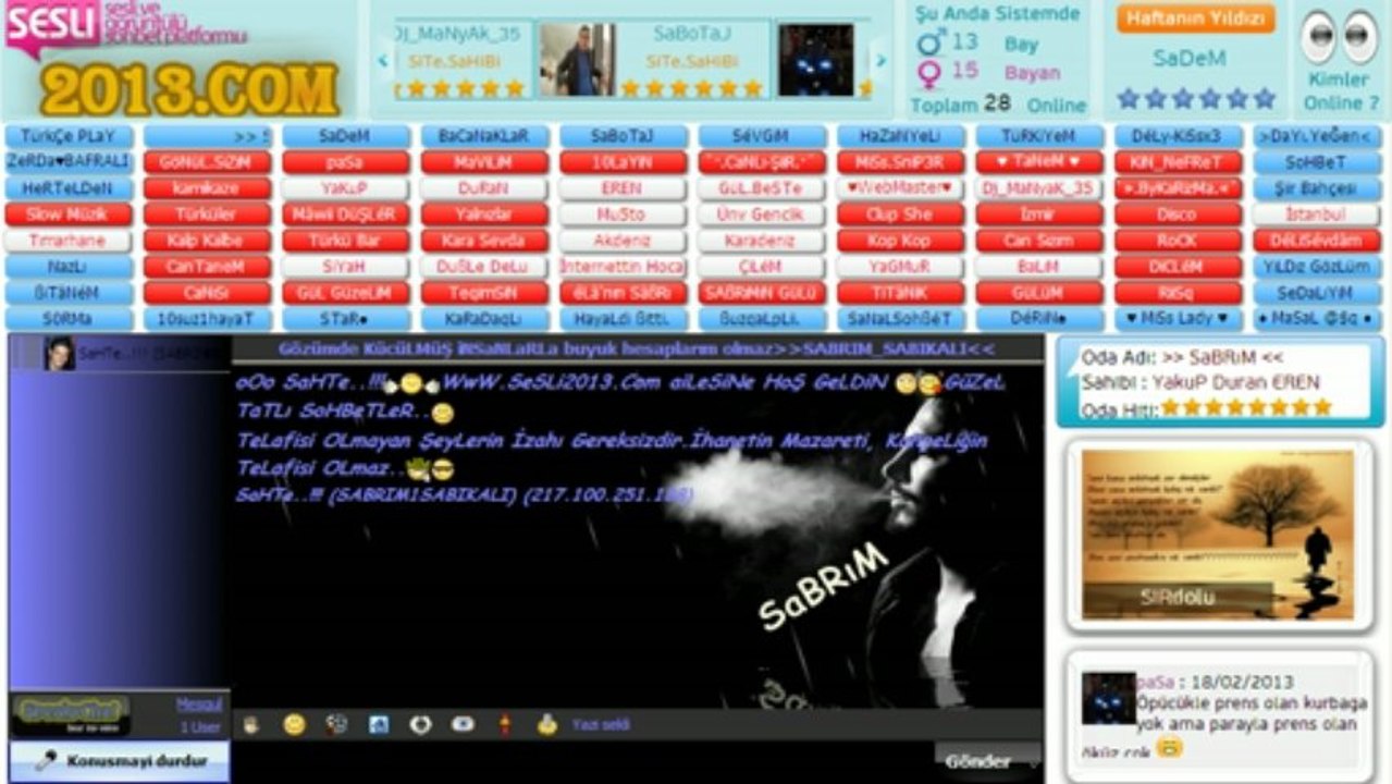 sesli2013.com sesli chat sesli sohbet NEDEN GÜLÜM NEDEN