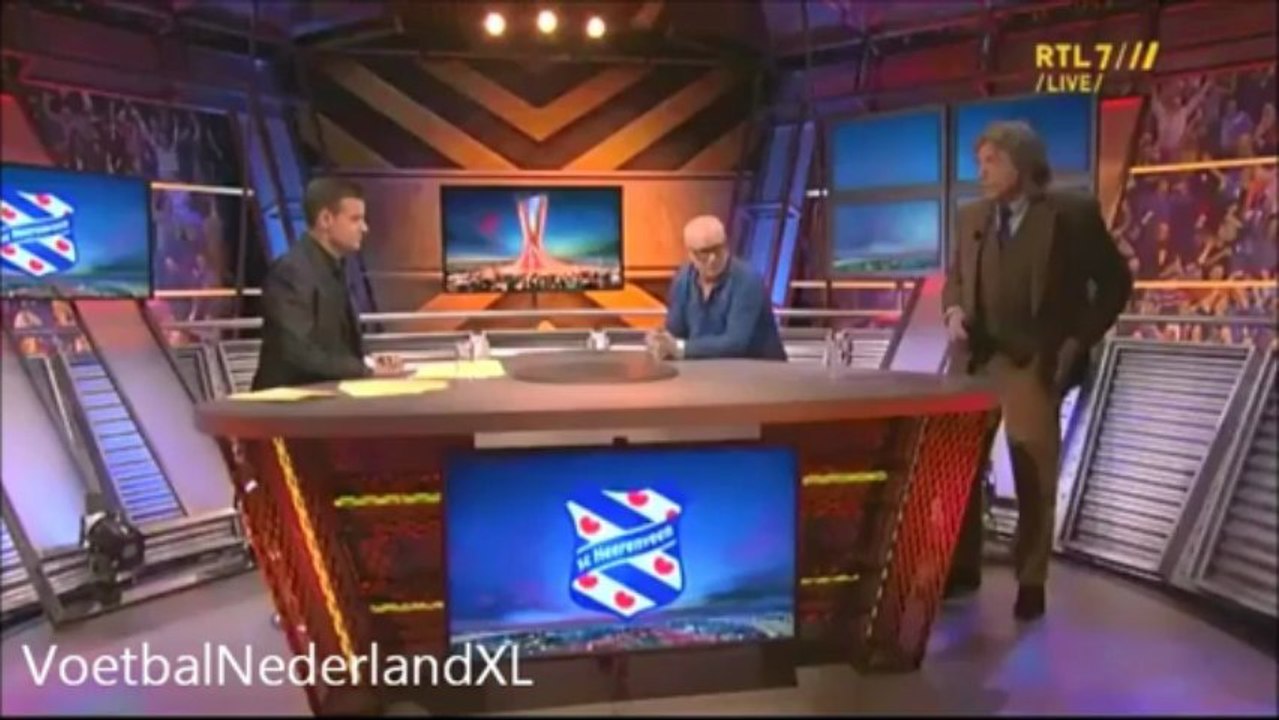 Johan Derksen krijgt ruzie met Wilfred Genee en loopt boos weg 14 Maart 2013
