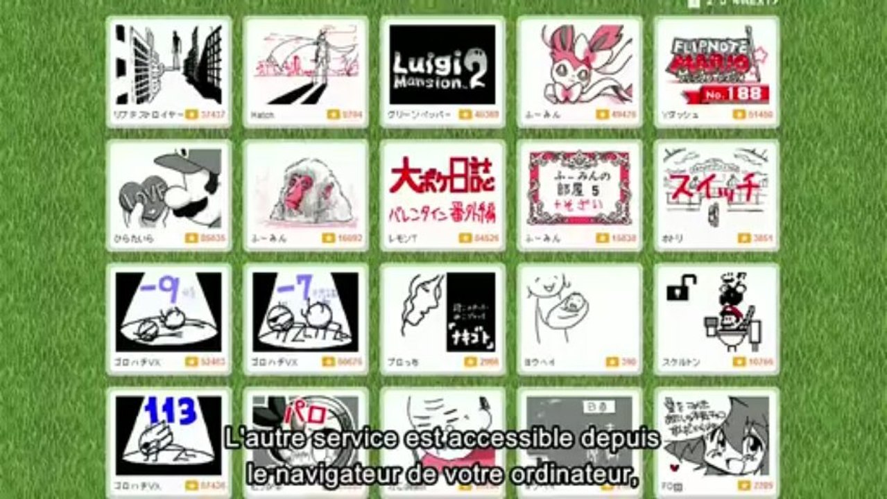 Console Nintendo 3DS - Présentation du Flipnote Studio 3DS (FR)