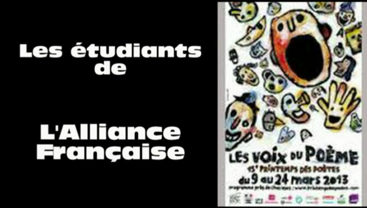 "Les voix du poème" | Marché de la poésie | 12 mars 2013 2