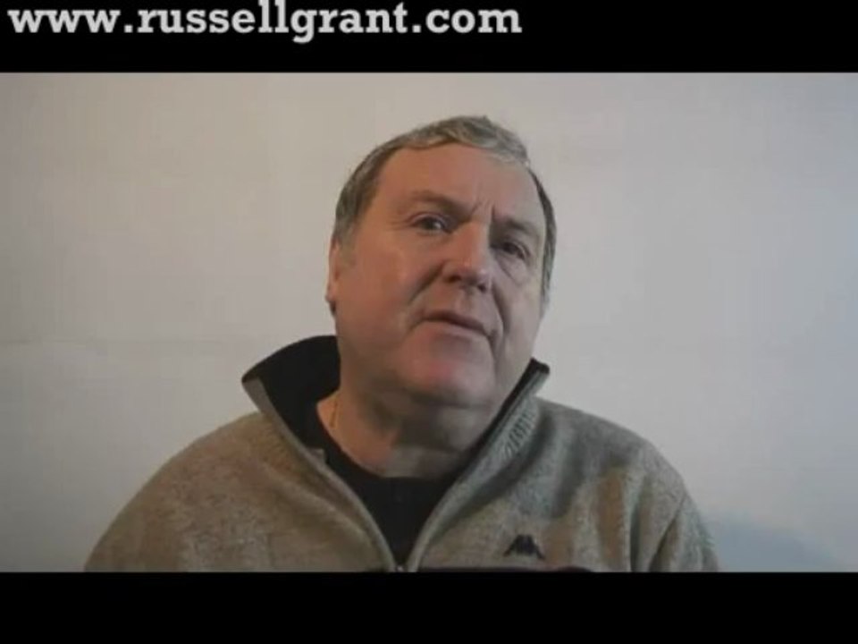 Russell Grant Video Horoscope Scorpio March Friday 15th 2013 www.russellgrant.com