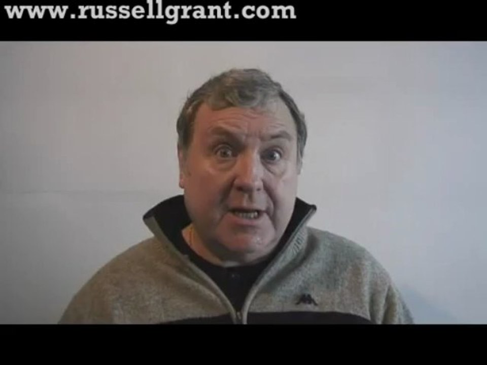 Russell Grant Video Horoscope Pisces March Friday 15th 2013 www.russellgrant.com