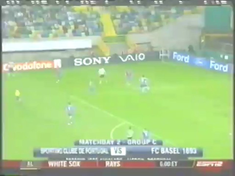2008 (October 1) Sporting Lisbon (Portugal) 2-Basel (Switzerland) 0 (Champions League)