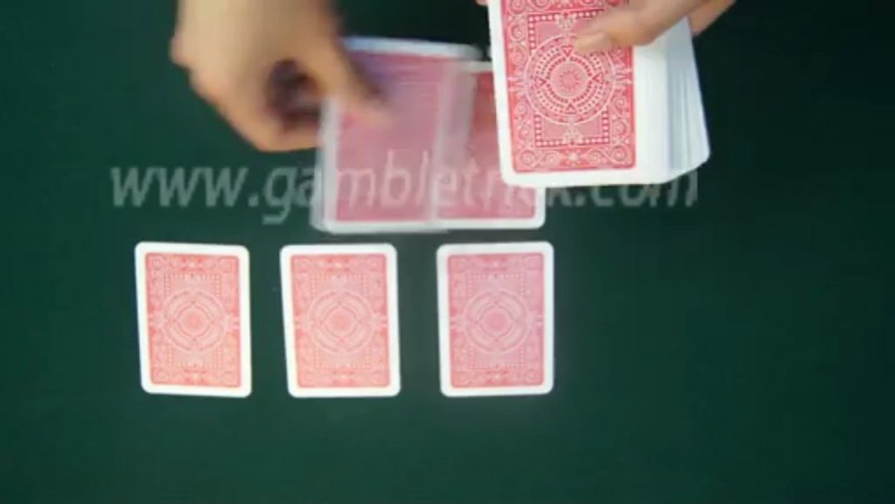 MARKED-PLAYING-CARDS-Modiano  texas Hold'em-Red2-gambletrick