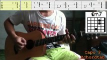 How To Play I Would - Justin Bieber Guitar Chords Tabs Tutorial Lesson