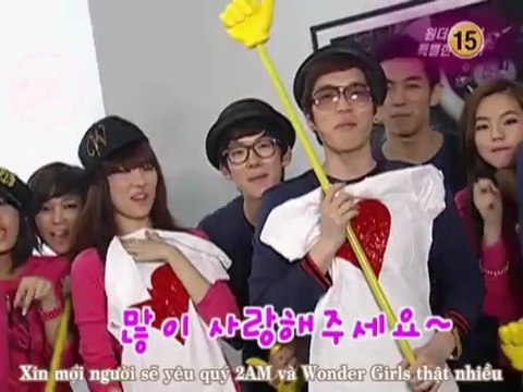 {Vietsub} 10082008 KBS Entertainment Relay - Wonder Girls & 2AM