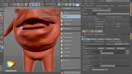 CINEMA 4D R14 : Les brosses et les outils