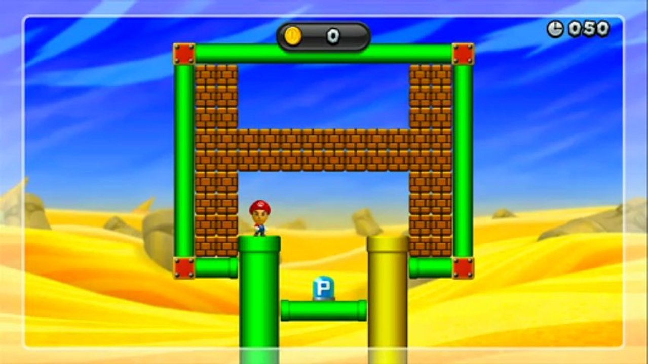 Super Mario Bros Wii U Défi [ l'or du désert ]