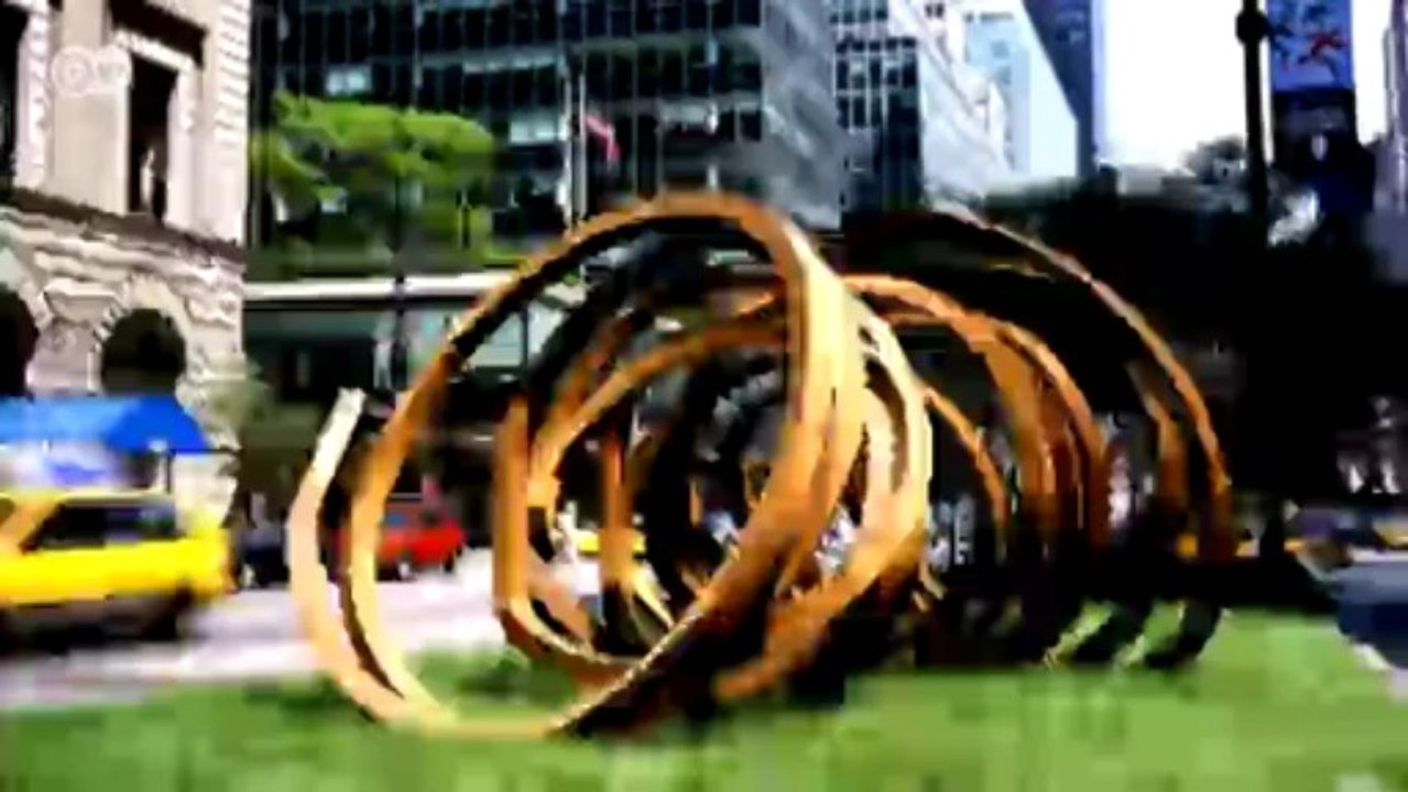 Der französische Bildhauer Bernar Venet | Euromaxx