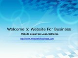 Affordable Website Design Services in San Jose CA