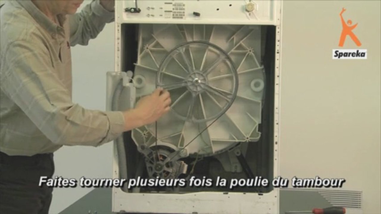 Changer la courroie de votre machine à laver