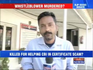 Fake certificate scam whistle blower murdered?