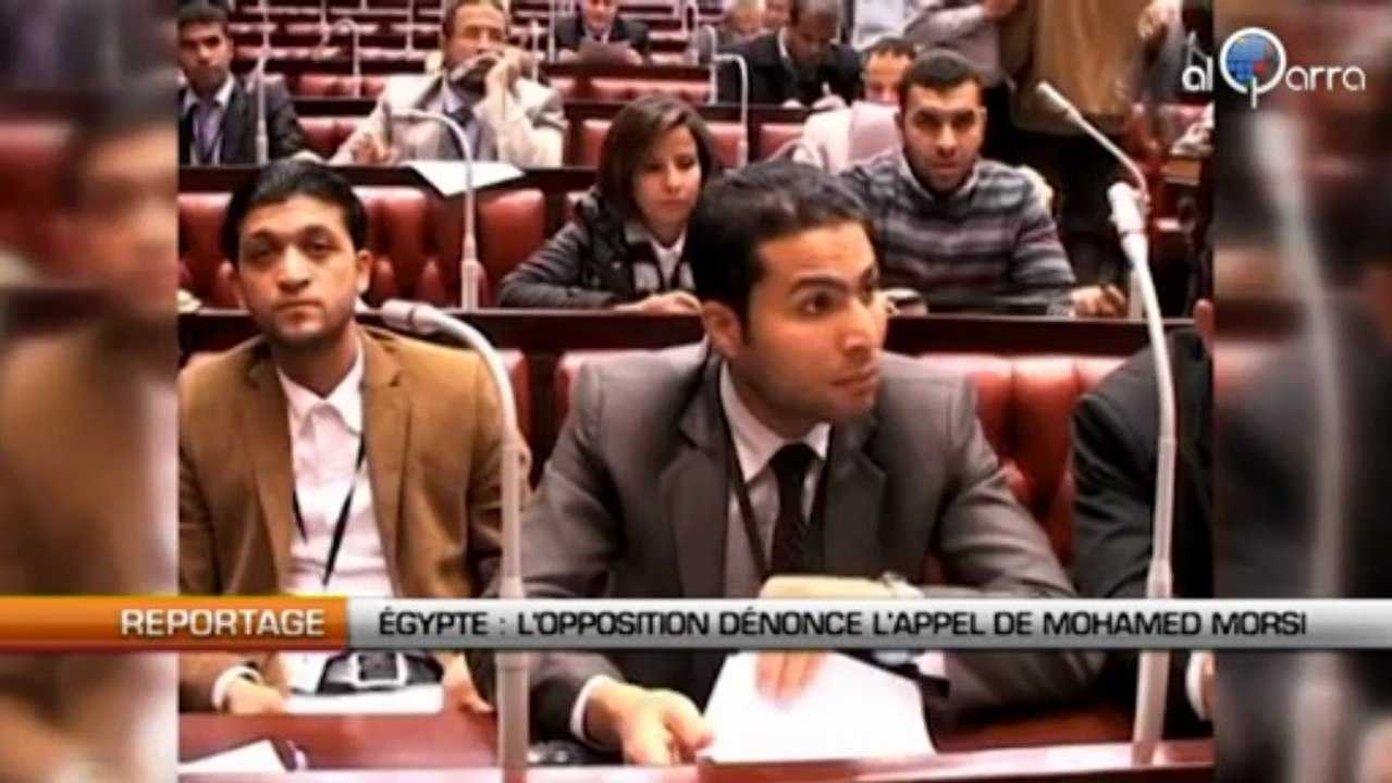 Egypte : L’opposition dénonce l’appel de Mohamed Morsi