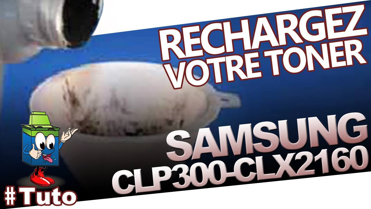 Comment recharger une Samsung CLP 300 laser