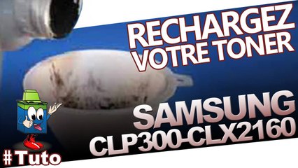 Comment recharger une Samsung CLP 300 laser