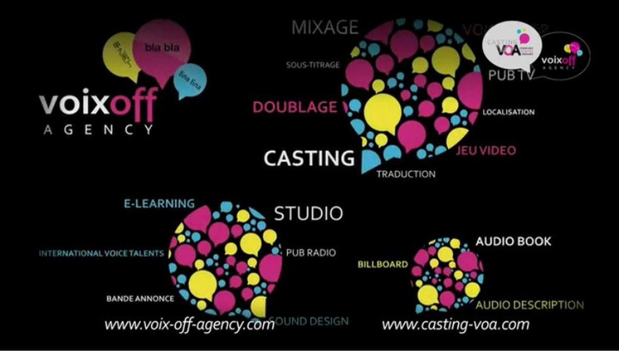 Voix Off Agency - Dubbing & Voice-over studios in 50 languages