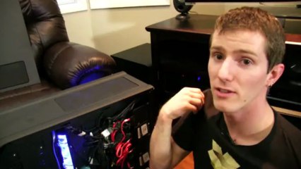 Personal Rig Update 2012 Part 15 - Dead Monitor & Bad Cable Management Linus Tech Tips
