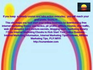 Mindset And Marketing To Kick Start Your  Online Business From Home