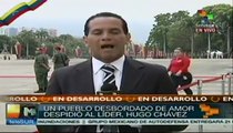 Miles ingresan a Los Próceres para homenajear a Chávez