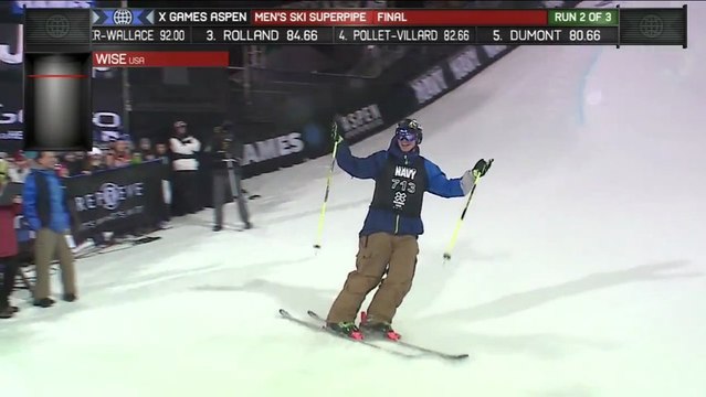 X-Games - David Wise - Ski SuperPipe Gold - Aspen - 2013