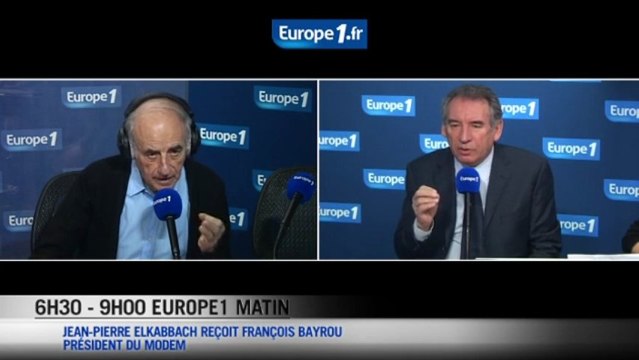 François Bayrou, invité de Jean-Pierre Elkabbach sur Europe1 - 150313