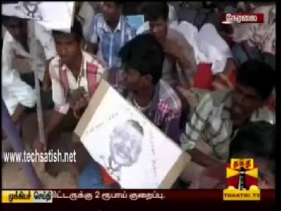 Students protest on Sri Lankan Tamils issue