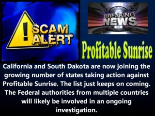 Profitable Sunrise Scam - Urgent Update - Breaking News!