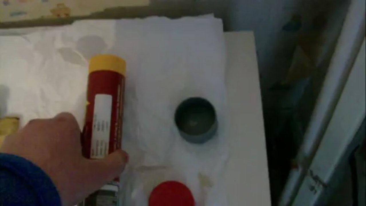 dissasembled parachute flare