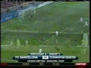 2008 (December 9) Barcelona (Spain) 2-Shakhtar Donetsk (Ukraine) 3 (Champions League)